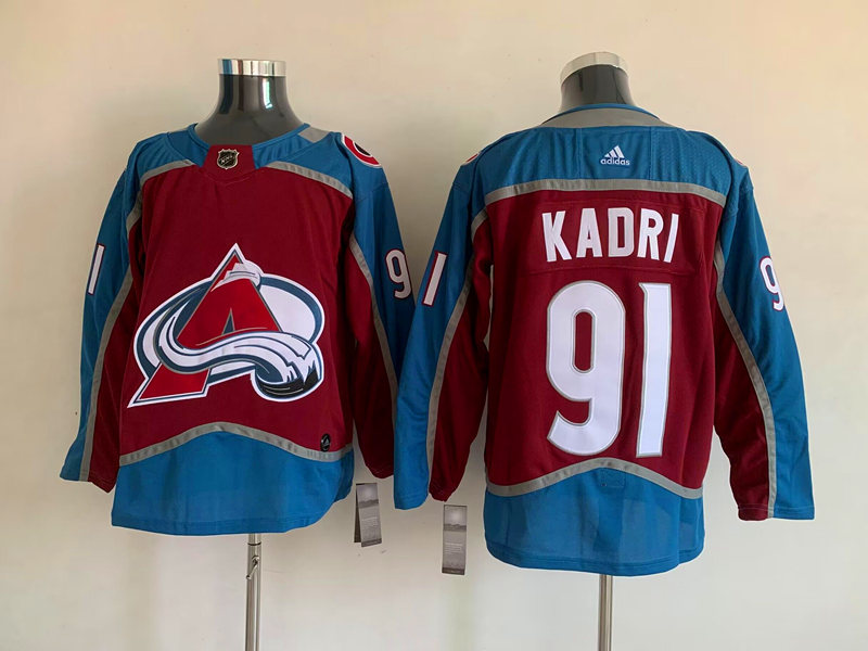 Men's Colorado Avalanche Nazem Kadri #91 Maroon Home Breakaway Jersey